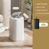 40L Smart Sensor Trash Can Large Capacity Induction Trash Bin Electric Touchless Wastebasket For Kitchen Bathroom with Lid