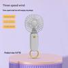 Portable Mini Handheld Fan with Silent Operation and Hanging Ring for Outdoors