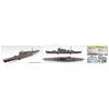 Aoshima Bunka Kyozai (AOSHIMA) 1/350 Ironclad Series Heavy Cruiser Atago Retake Plastic Model