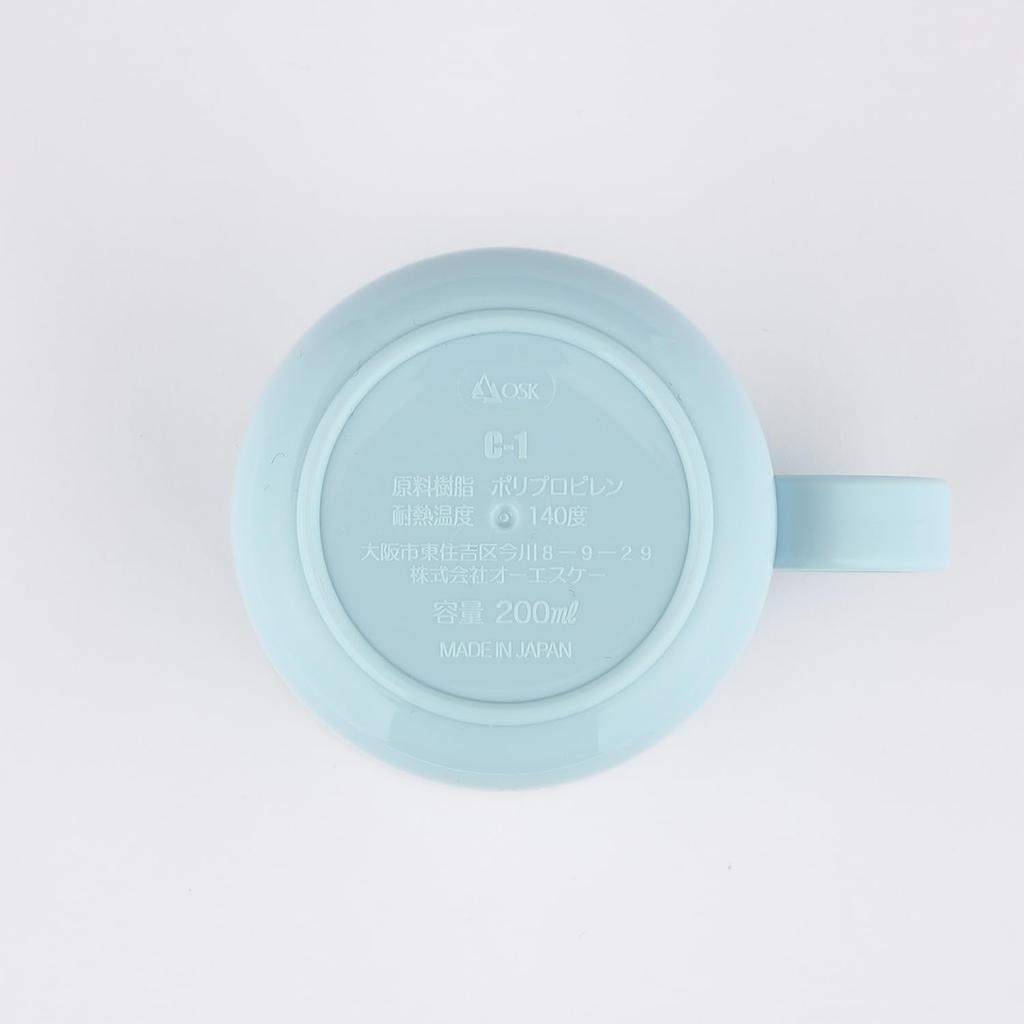 OSK Plastic Chiikawa CKW Made in Children's Cup, 200ml, No. 4, Antibacterial, Japan, C-1