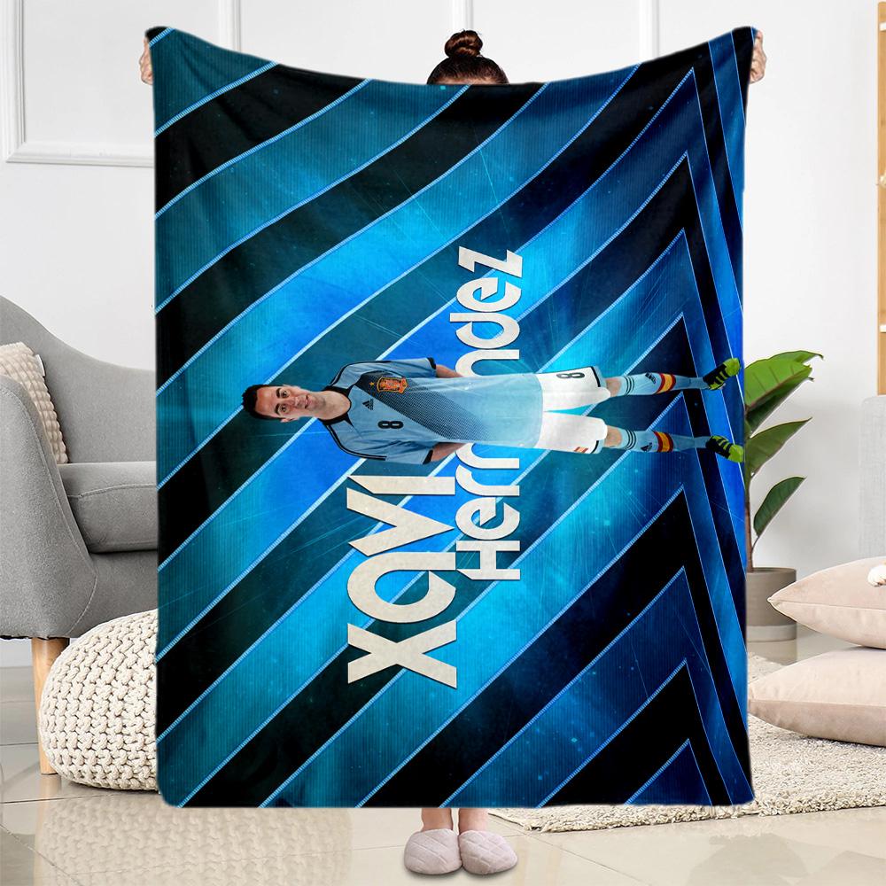 Goalkeeper Action Blanket Warmthful Decor Great for Chair Sofa Livingroom All-Season Use Digital Print Ideal Gift For Birthday Valentine'S Day