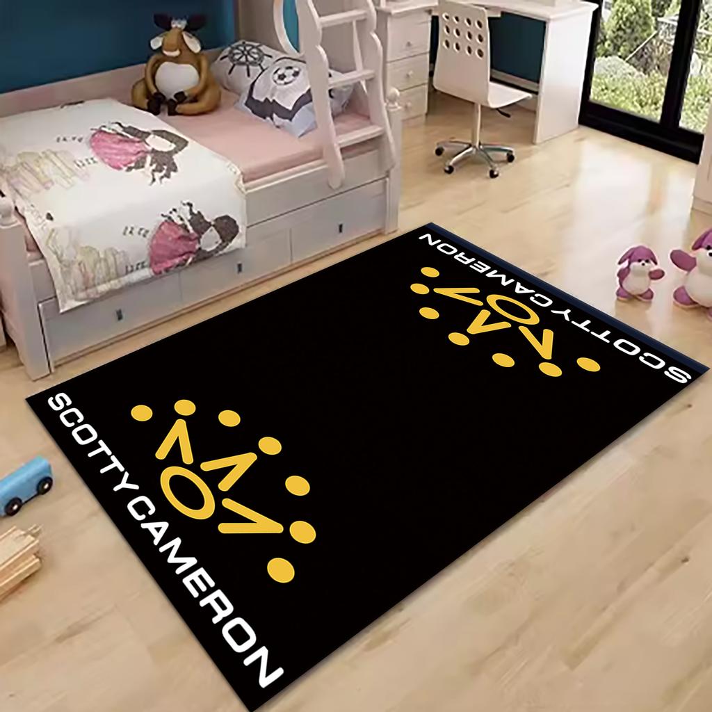 Cartoon Cute Golf brand Carpet Rug for Bedroom Living Room Home Sofa Decoration,Children Game Large Decor Floor Mat
