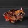 Color Changing Changing Wealth Resin Tea Pets, Water Sprinkling Pixiu Creative Tea Set Accessories Boutique Small Ornaments, 1Pc