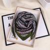 1Pc Neck Brace 2026 Magnetic Clasp Gift Scarf Versatile Triangular Bandage Warm Pony Pattern Cotton