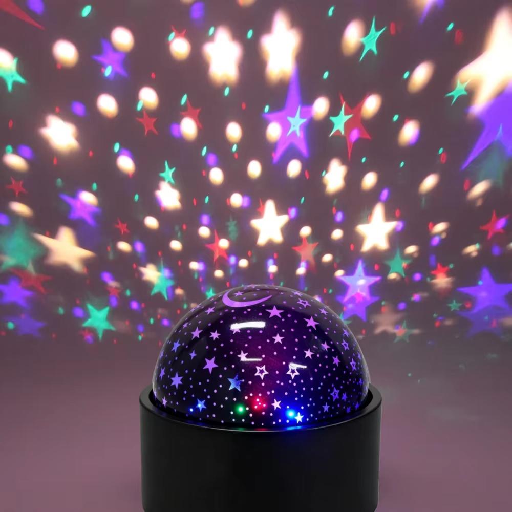 New Star Projector Night Lights LED Spotlight USB Plug-in Mood light For Bedroom Party Starry Sky Moon Atmosphere Light Decor