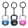 3D Kettlebell Keychain Bag Accessory Portable Kettlebell Keychain Pendant Keyrings Charm For Decorating Keys And Bags