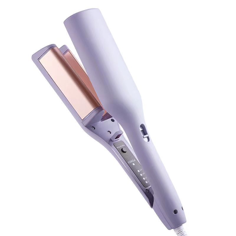 French Egg Roll Curling Iron Water Ripple V-Shaped Ionic Hair Curling Iron