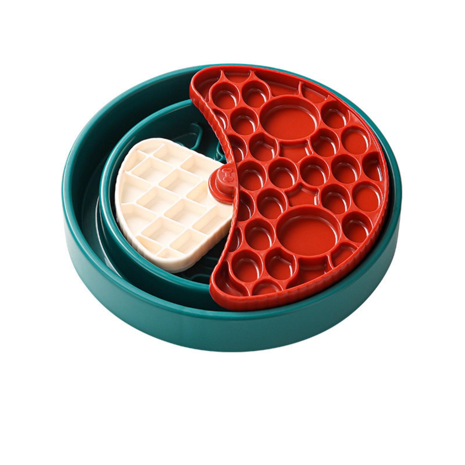 

Slow Eating Pet Bowl - Special Bowl For Slow Eating Special Plate For With Fast Eating Habits -choking Pet Bowl 360° Rotating Feeder one size