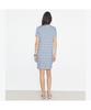 Tolibeochi Printed Cotton T-Shirt Dress - Light Blue Prismatic Tee Monogram