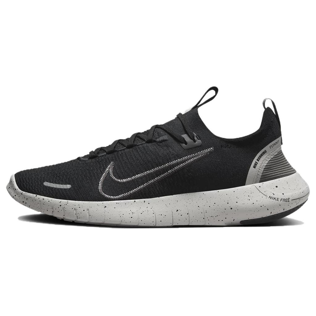 Nike Free RN Comfortable Abrasion Resistant Breathable Low Top Running Shoes Men's Black FB1276-007