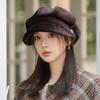 High-end Sense Beret Hat Soft Slouchy Baker Fashion Octagonal Cap  Autumn Winter