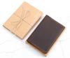 Robrasim Field Notes Leather Journal Cover, Moleskine Cahier Notebook Cover, Handmade Vintage Leather Cover for 3.5" X 5.5" Notebooks, Coffee