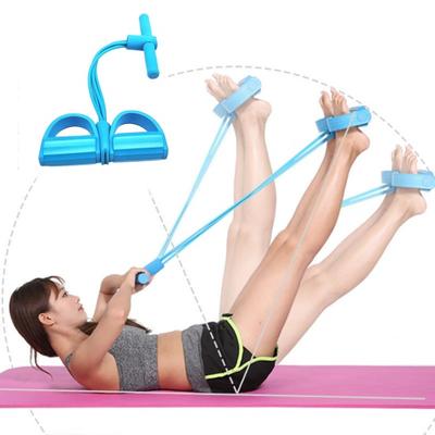 Spannseil mit rutschfestem Griff Tragbar Schlankheitstraining Elastisch Yoga Pedalzug Widerstand