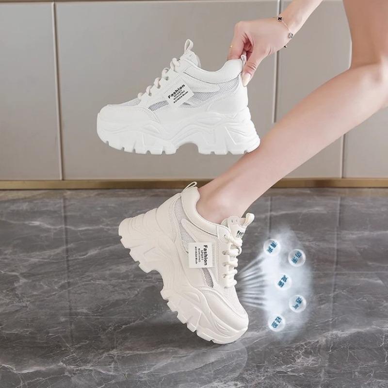 Dad Shoes Schuhe mit Höhenabsatz und Sportliche Schuhe mit dicken Sohlen