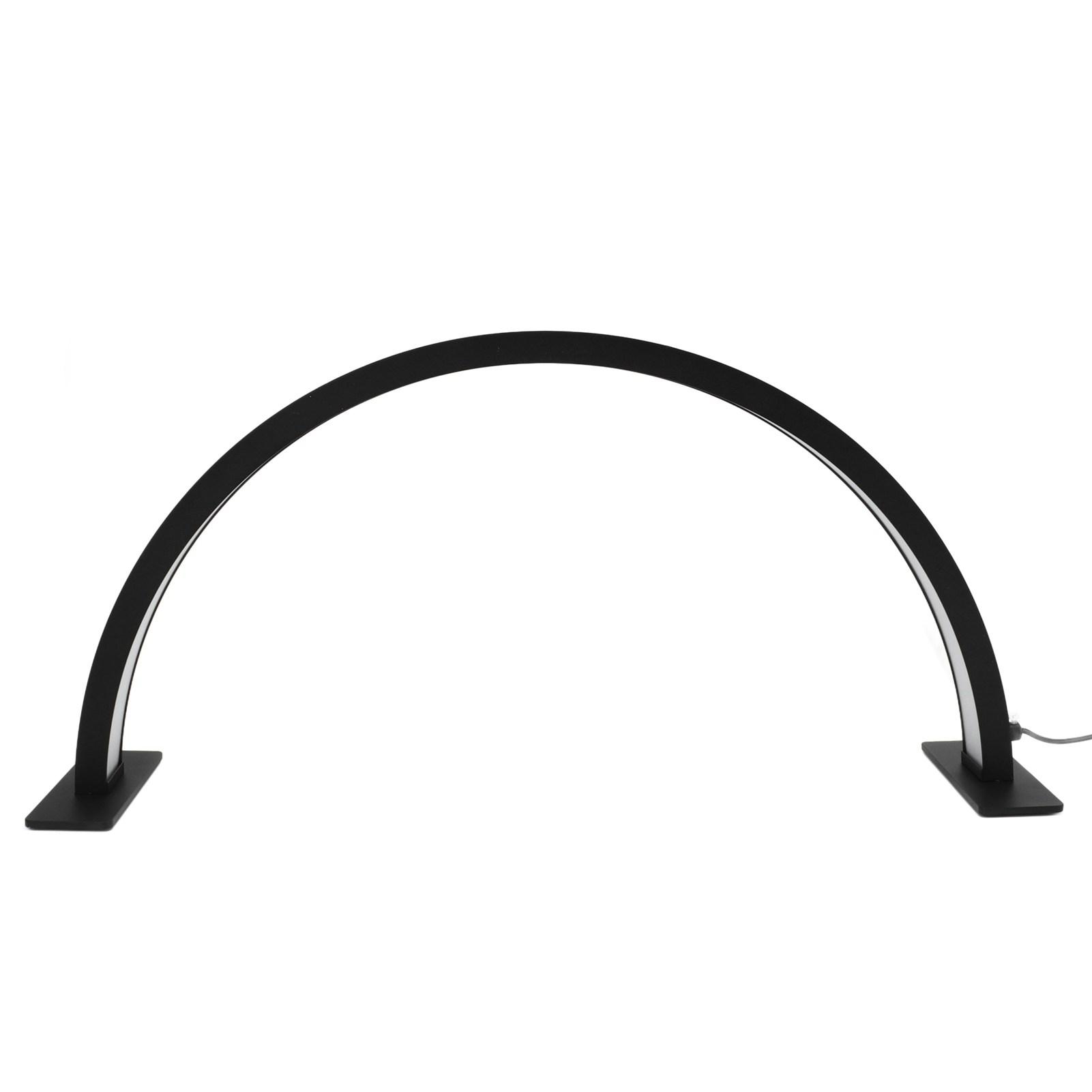 

Настольная лампа Half Moon Nail 22 дюйма из алюминиевого сплава LED с регулируемой яркостью света Half Moon для наращивания ресниц UK Plug