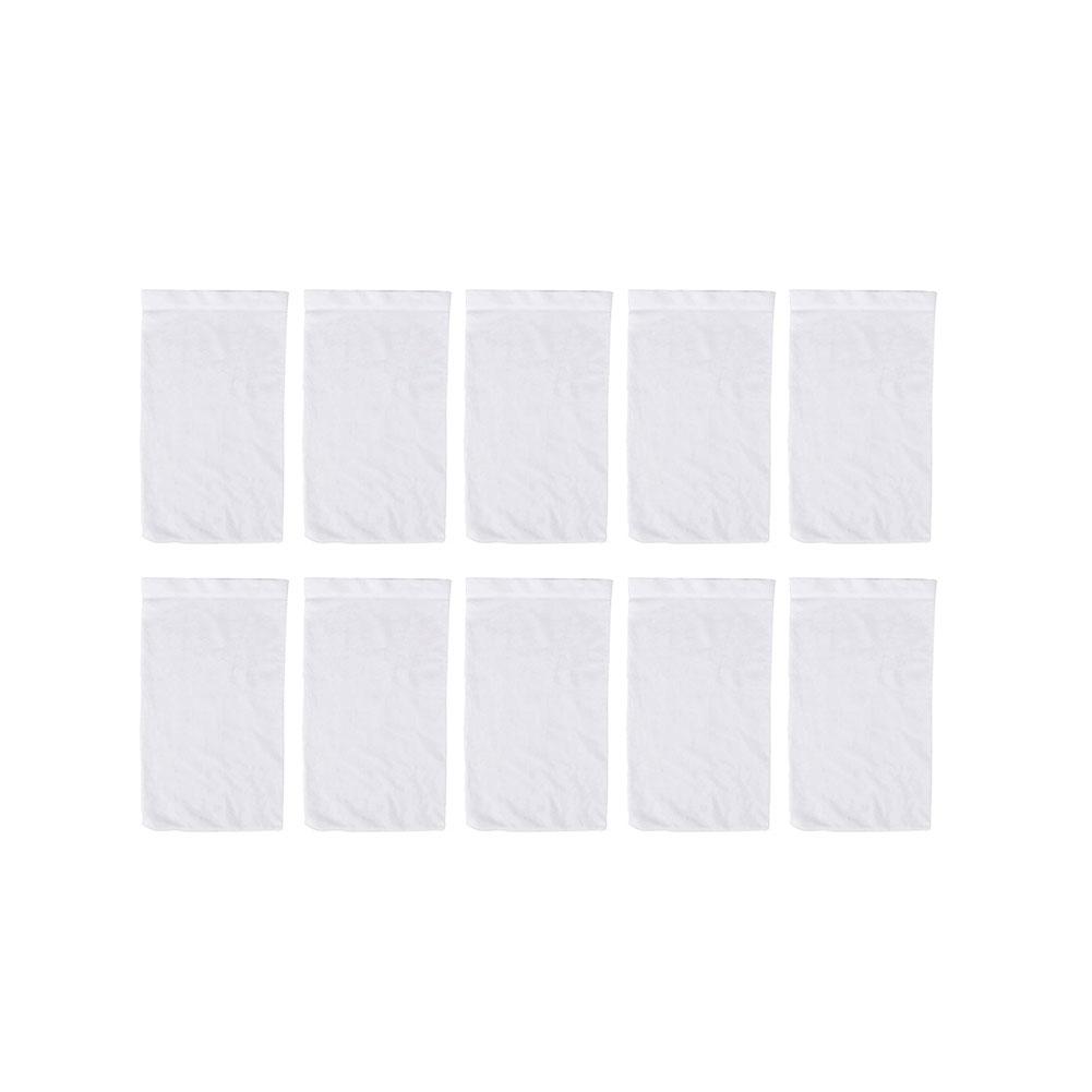 Pool Skimmer Socks White Polyester Filtration Bag 13x22cm For Swimming Pool Debris Removal Cleaner Maintenance Tool 5 10 Sets