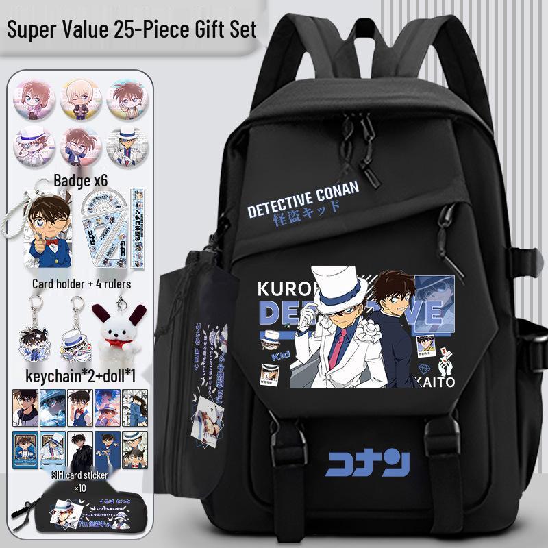 Detective Conan x Kaito Kid Large Capacity Backpack for Students