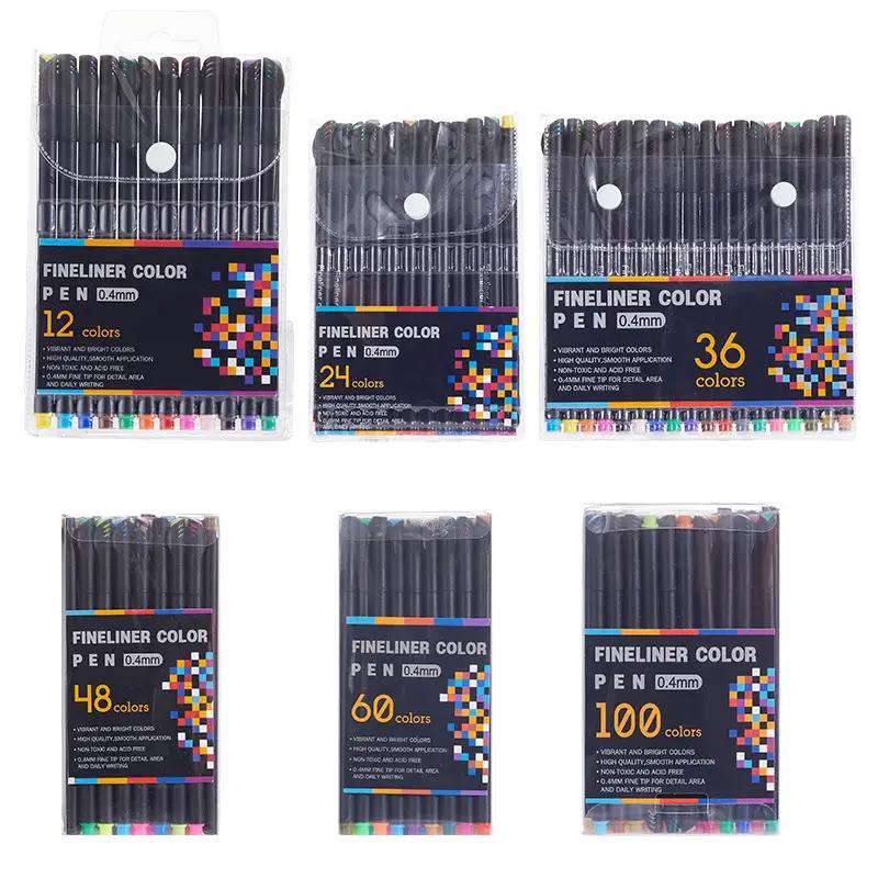 Colored Fine Point Markers Drawing Pens, Journal Planner Pens, Fineliner Pen for Writing Note Taking Calendar Agenda Coloring