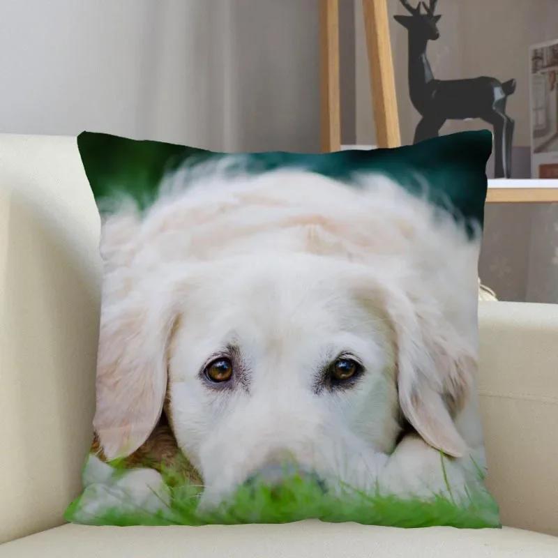 Golden Retriever Hund Kissenbezug Sofa Dekorative Kissenhülle Kissenbezug Heimdeko Großhandel