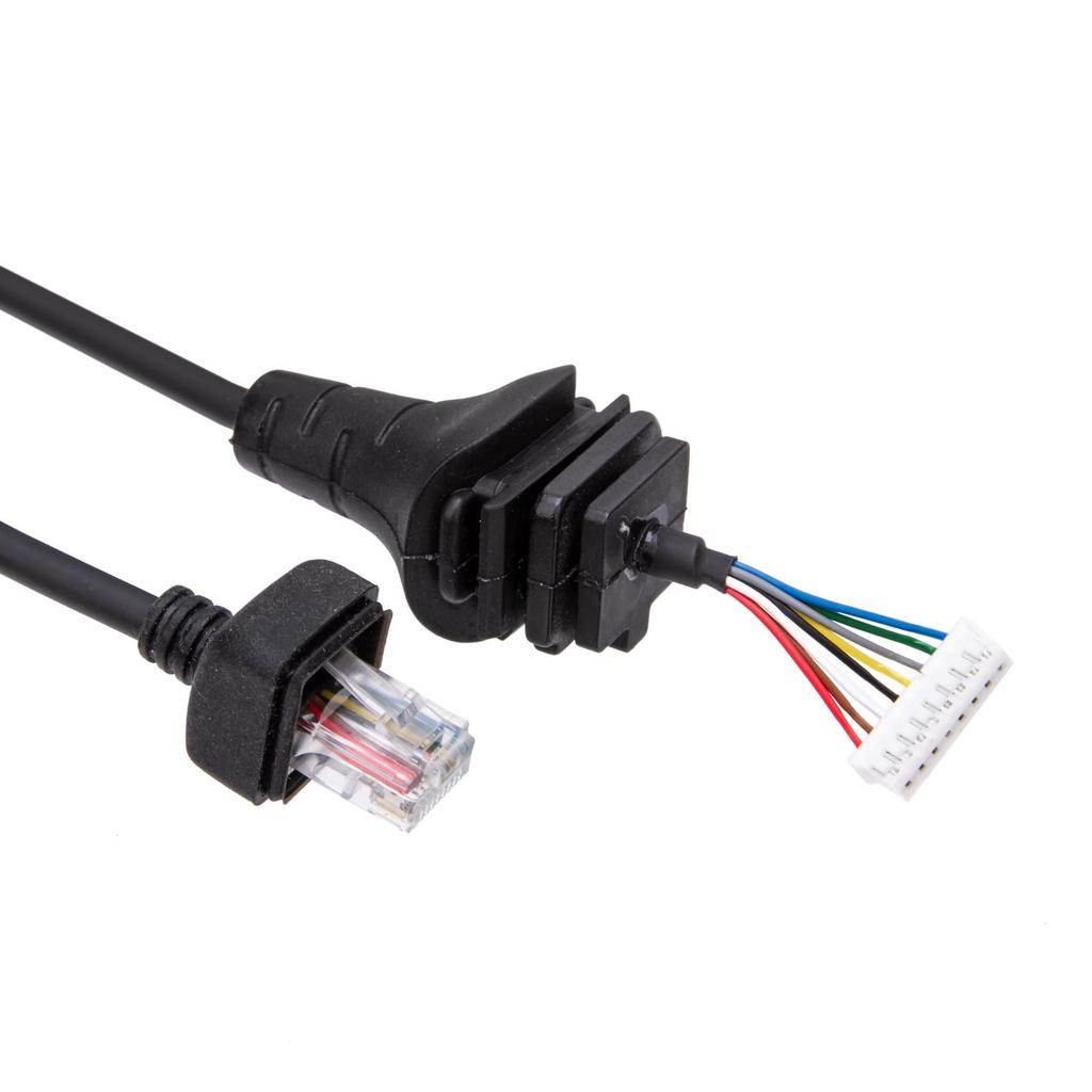 Replacement DIY Handheld Microphone Extension Cable for ICOM Radio Microphone 8-Pin HM-152 Walkie-Talkie