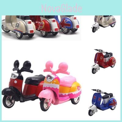 Alloy Lady Motorcycle Sheep Model Display Box 143 Scale, Powerful Return Function, Multi-functional, 107*4cm