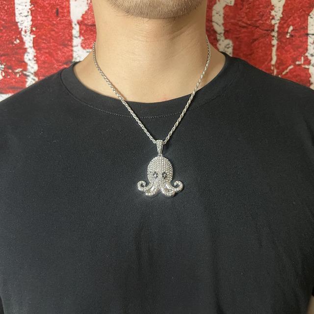 Hip Hop Diamant Engelsflügel Dollar Anhänger Halskette Mode Persönlichkeit Herren Iced Out Herrenschmuck