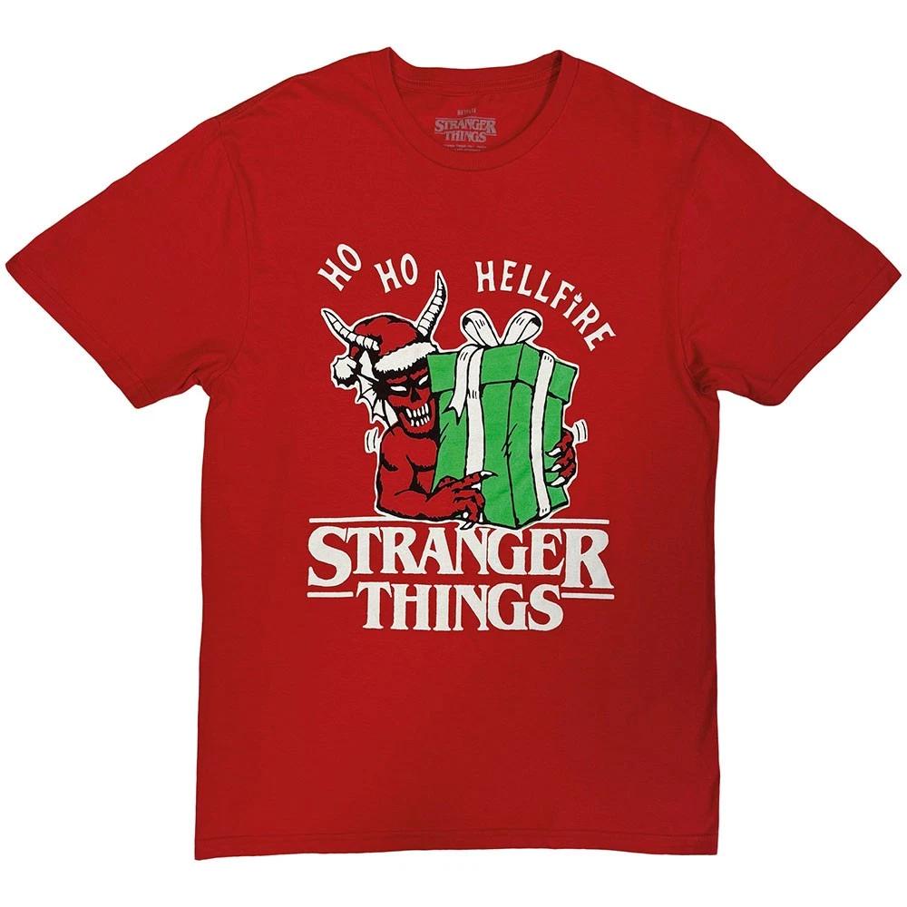 Stranger Things Ho Ho Hellfire Allowed Men s T-Shirt- 3XL