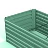 Raised Beds for Garden, Galvanised Steel Outdoor Planters with Multi-reinforced Rods, 180 x 90 x 59 cm, Light Green