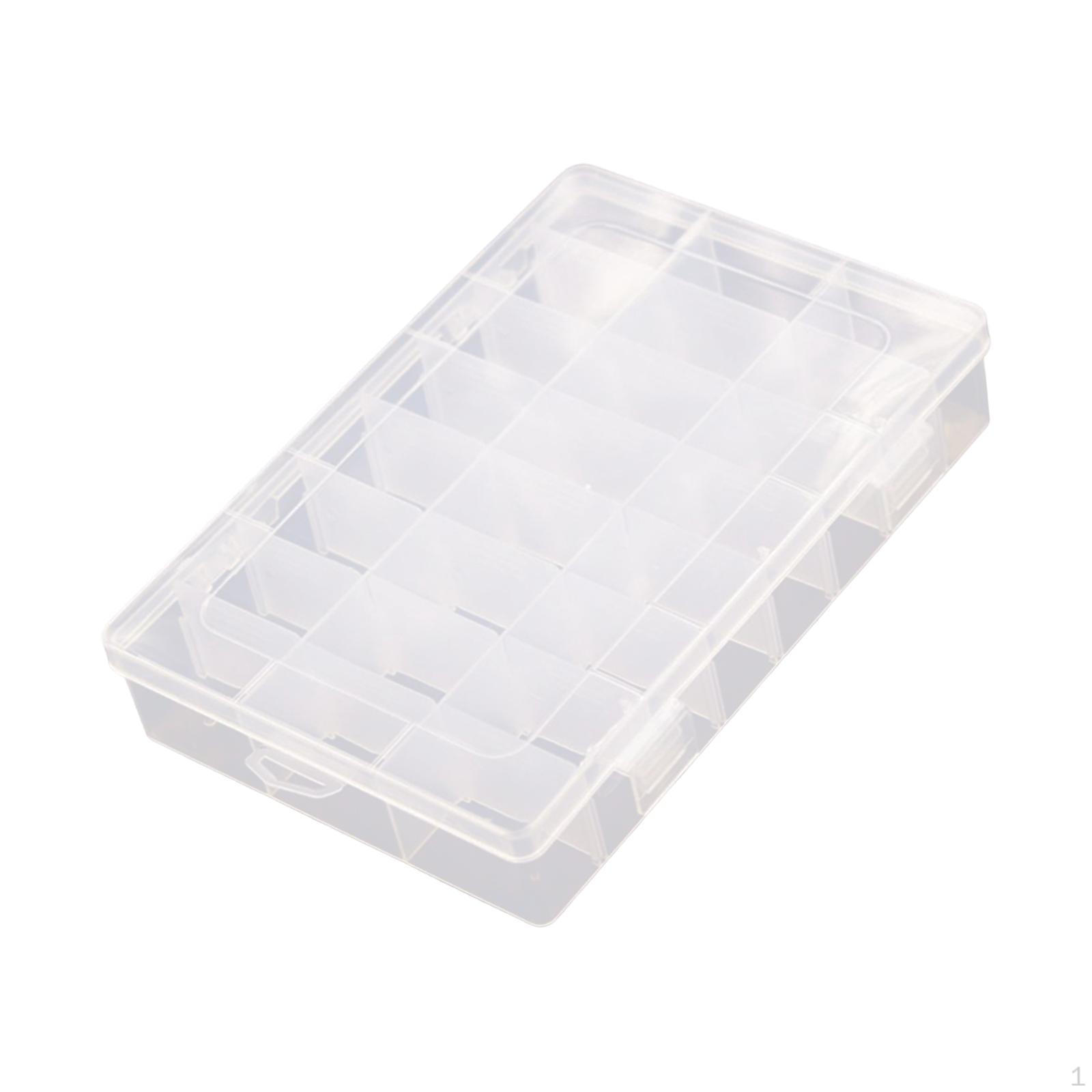 

Craft Thread Organizer Box for Jewelry and Fishing Supplies 24 Cells