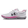 Under Armour Charged Assert 10 White Rebel Pink Women Sneakers Black 3026179-102