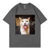Silly Cat Bleh Funny Meme Graphic T Shirts Unisex Unisex Casual Cotton Short Sleeve Tshirts High Quality Fashion Oversized Tshirt