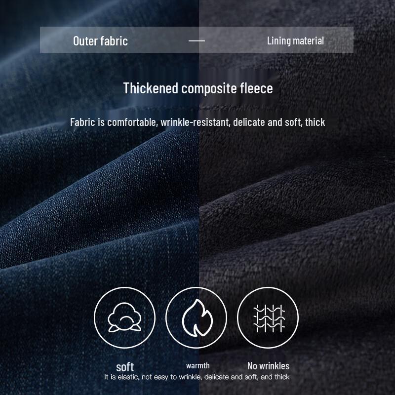 U.S. POLO ASSN. Men's Fleece-Lined Loose Straight Fit Jeans