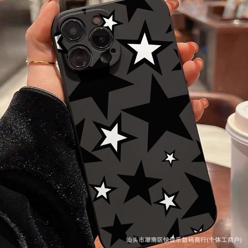 Pentagram Star for Apple 15 Mobile Phone Case iPhone13/14Pro Niche 17 Anti-drop 11Promax Soft 16