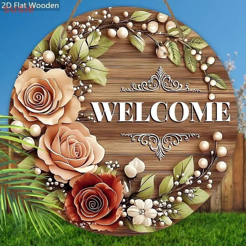 2D Atmosphäre Holzdekorationen, Wandornamente, Heimdekorationen und Türschilder