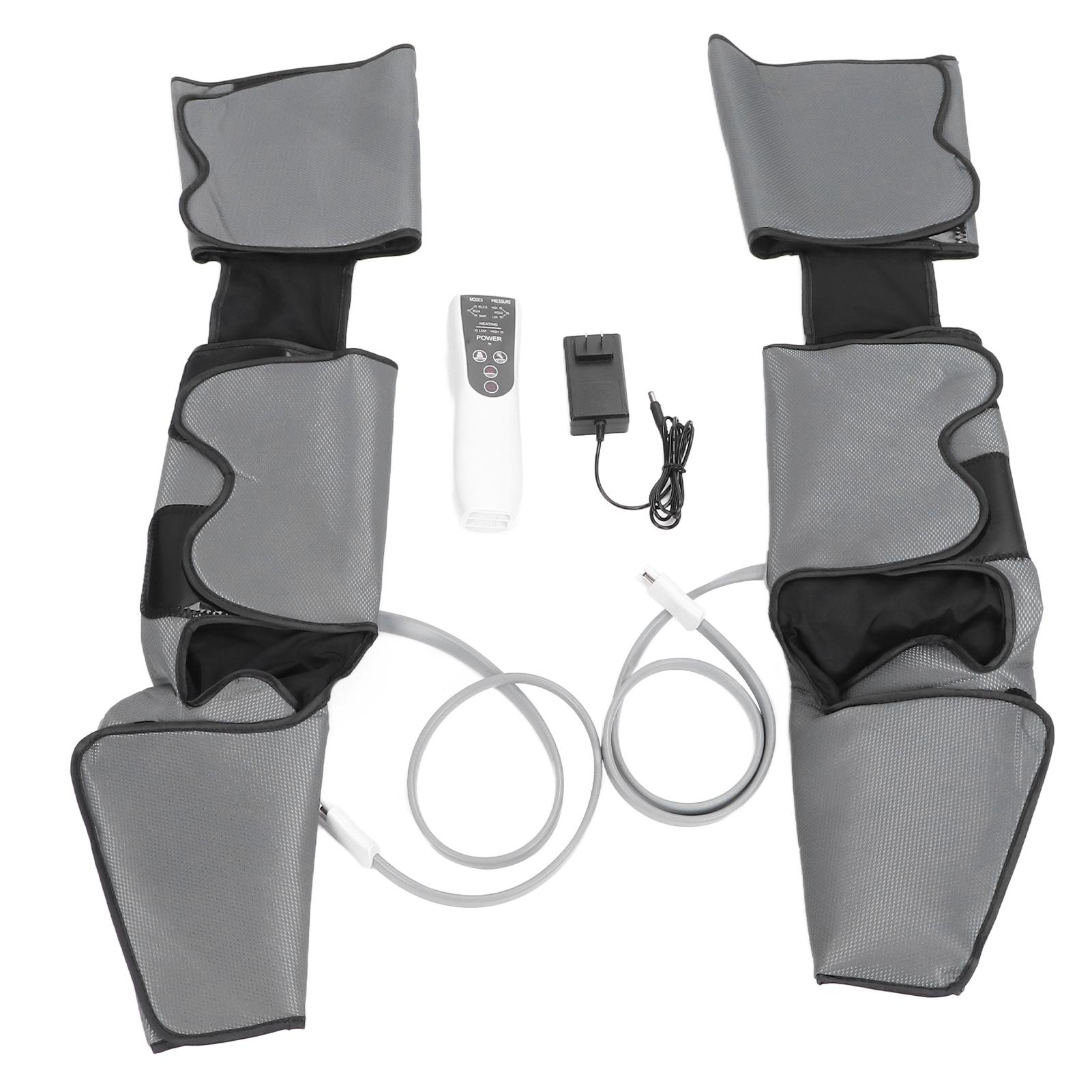 

Масажер для ніг Компресійна машина для розслаблення м’язів Гарячий компрес Коліна Стегна Машина для масажу гомілки US Plug 100‑240V