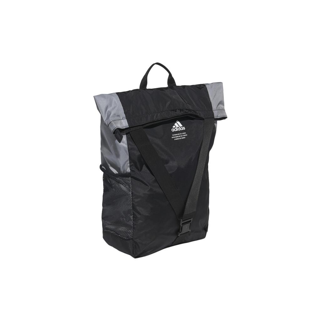 New Adidas Polyester Handbag, Laptop Bag, Backpack Regular Unisex Black Gray Patchwork GL0894