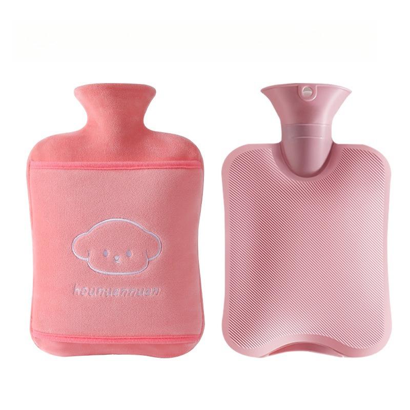 Hot Water Bottle Covers Cold-proof Warm Insulated Cover Hand Feet Warmer Explosion-Proof Water Bottles Hot Water Women's Menstrual Warm Abdominal Bag