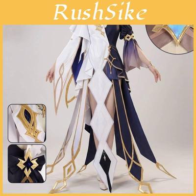 Genshin Impact Istaru Cosplay Kostüm Mit Zubehör Für Anime Rollenspiel