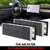 4PCS Cabin Air Filter HEPA for Tesla Model Y Air Intake Filter Replacement with Activated Carbon 2020-2025 ModelY Accessories