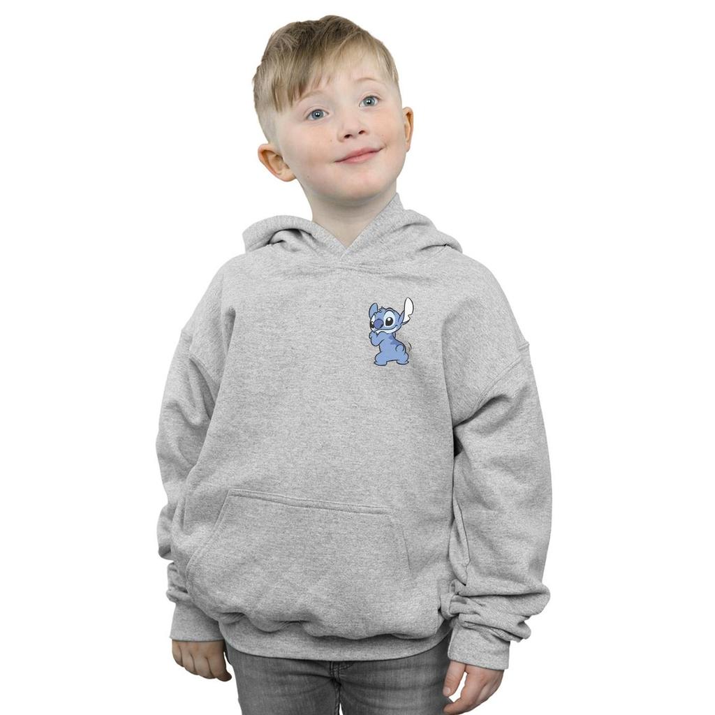 Disney Boys Lilo And Stitch Stitch Backside Breast Print Hoodie