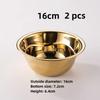 Stainless Steel Basin tureen Thickened Kitchen Bath Household Vegetable Wash gold golden Mixing Bowl Mixed salad Big soup bowl