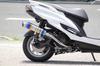 Muffler 3rd Generation Domestic Model SSB Stainless Steel Blue Color Muffler HMS Motorcycle Parts Full Exhaust Custom Parts Replacement Aftermarket