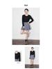 Light Luxury 3D Cable Knit Beaded Round Neck Long Sleeve Sweater Top for Women
