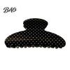 Fashion Hair Pins for Girls Polka Dot Claw Clip Women, Lightweight Acrylic Non-Slip Jaw Clip, Cute Clips Daily Commuting Elegant Strong Hold