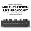 Quality Live Sound Card for Clear Recording Easy Plugs &Play Interfaces Clearly Sound Capturing Easy to Use Sound Mixer