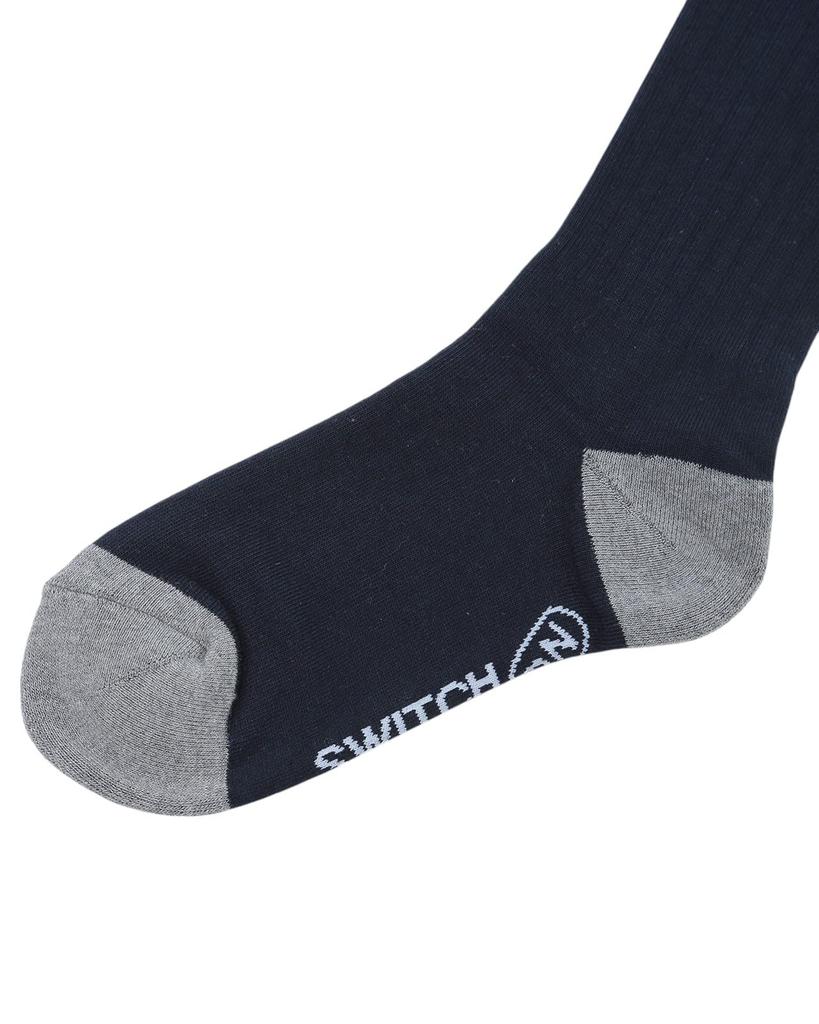 PEARLY GATES Women's High Socks (Ribbed Pattern) / Golf Socks / 053-5186308 120_Navy FR