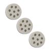 3Pcs Silicone Mold Raspberry Shape Easy Demoulding Flexible Soft Grey Baking Mold for DIY Cake Fondant Chocolate
