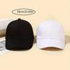 1 Piece Solid Color Baseball Cap for Women Men Cotton Unisex Hats for Casual Outdoor Sunscreen Windproof and Warm Black/White