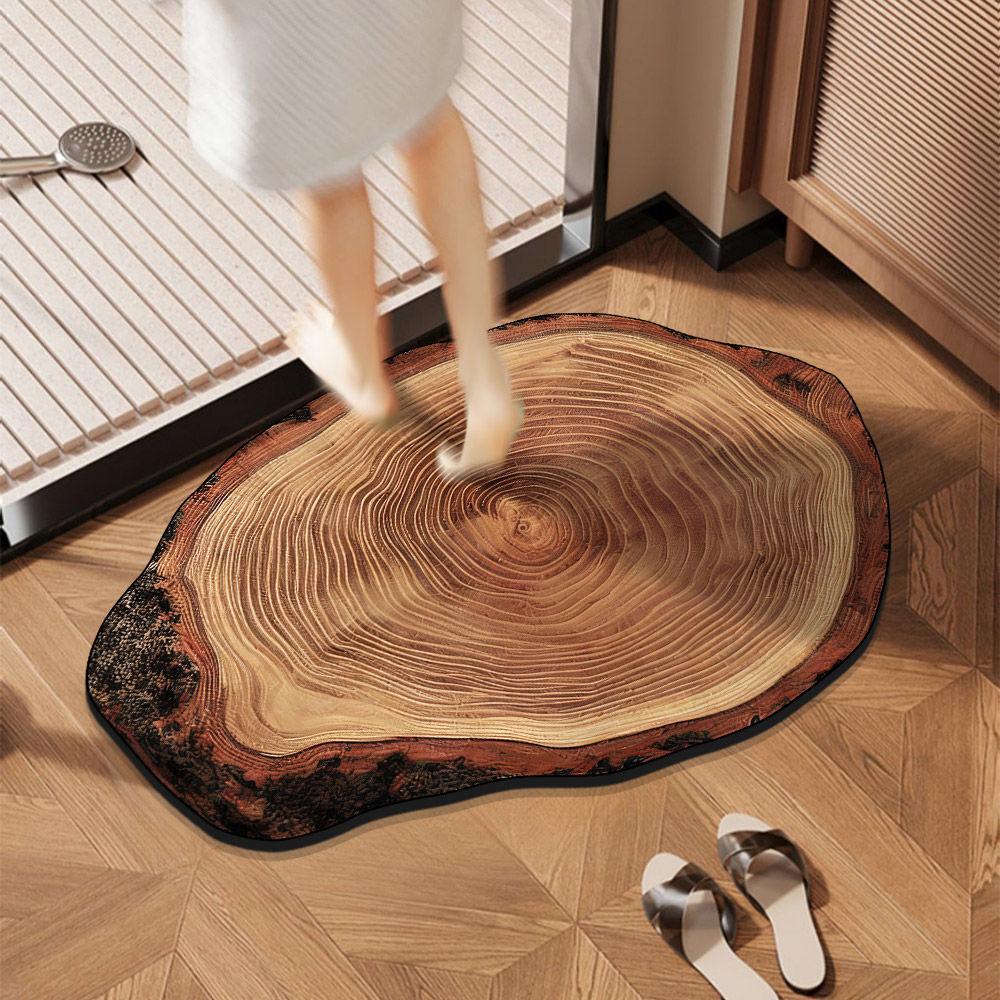 Bathroom Door Absorbent Mat Quick Drying Mat Dirt Resistant and Non Slip Bathroom Mat