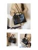 Vintage Suede Tote with Diamond Chain - Large Capacity, Small Fragrance Style, Frosted Finish